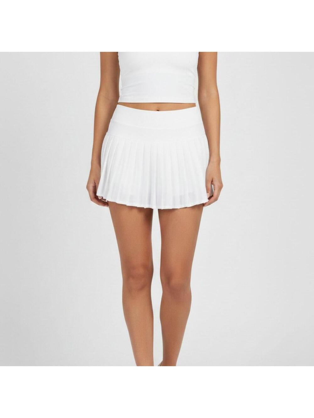 GOLDSIGN Women's White and Blue Skirt